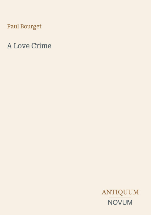 Książka A Love Crime 