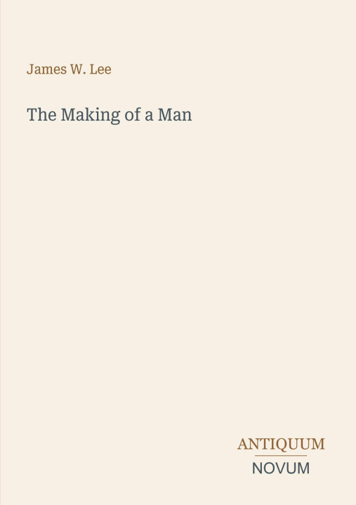 Libro The Making of a Man 