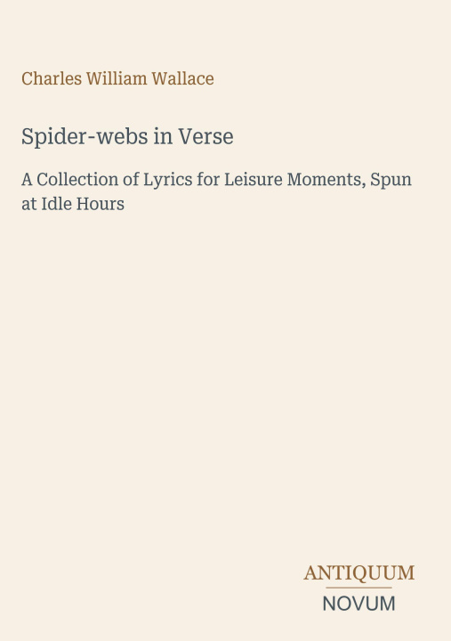 Boek Spider-webs in Verse 