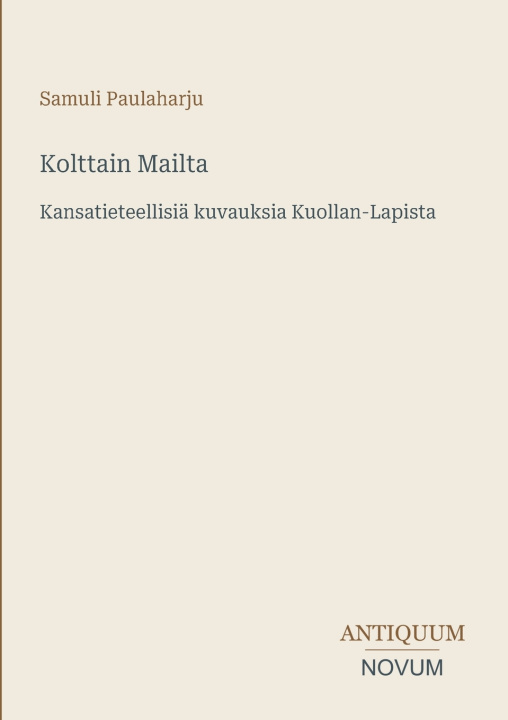 Buch Kolttain Mailta Samuli Paulaharju