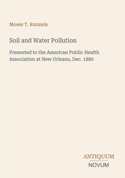 Libro Soil and Water Pollution 