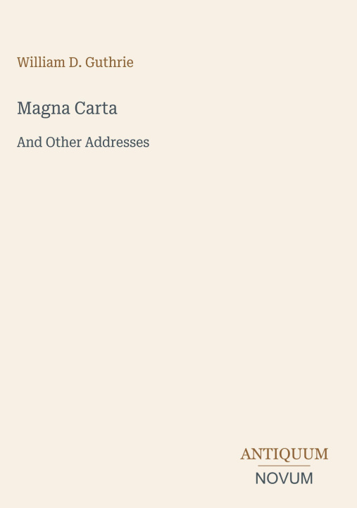 Book Magna Carta 