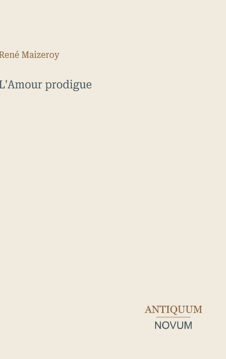 Carte L'Amour prodigue 