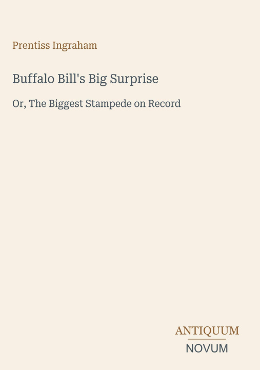Książka Buffalo Bill's Big Surprise 