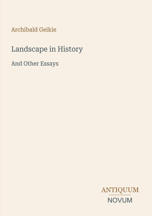 Βιβλίο Landscape in History 