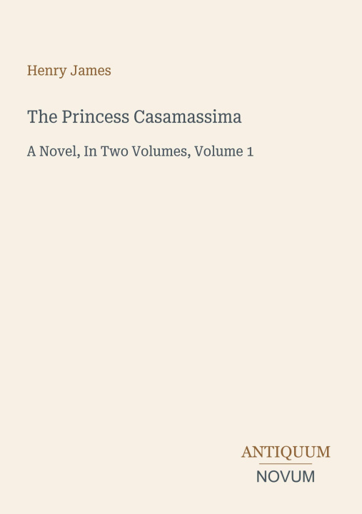Buch The Princess Casamassima 