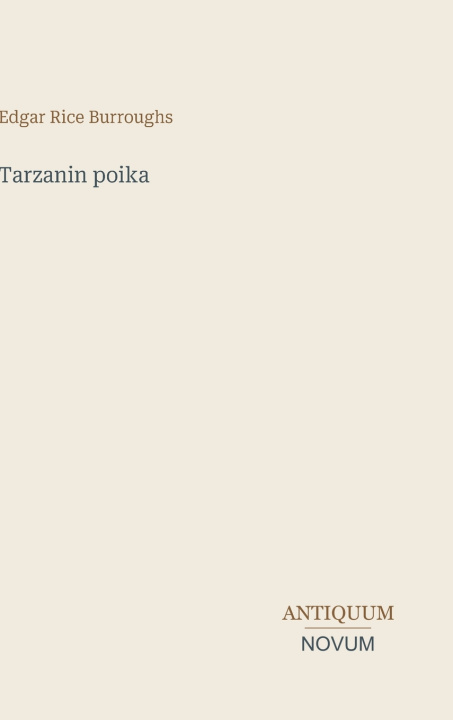 Könyv Tarzanin poika Edgar Rice Burroughs