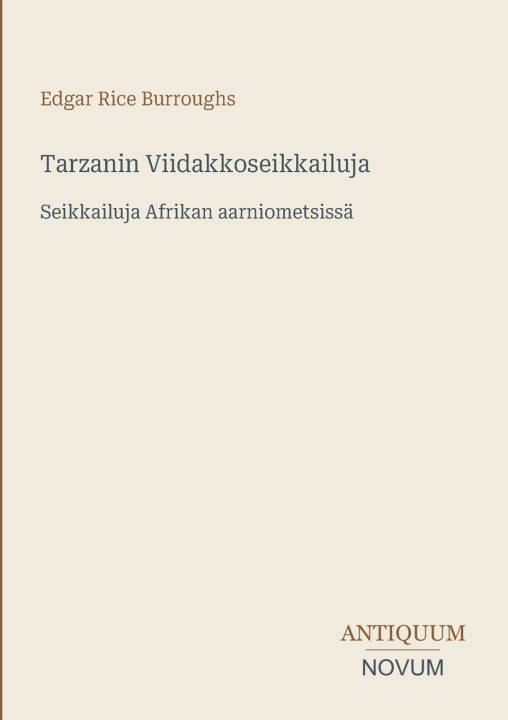 Libro Tarzanin Viidakkoseikkailuja Edgar Rice Burroughs