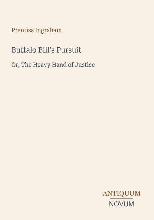 Libro Buffalo Bill's Pursuit 