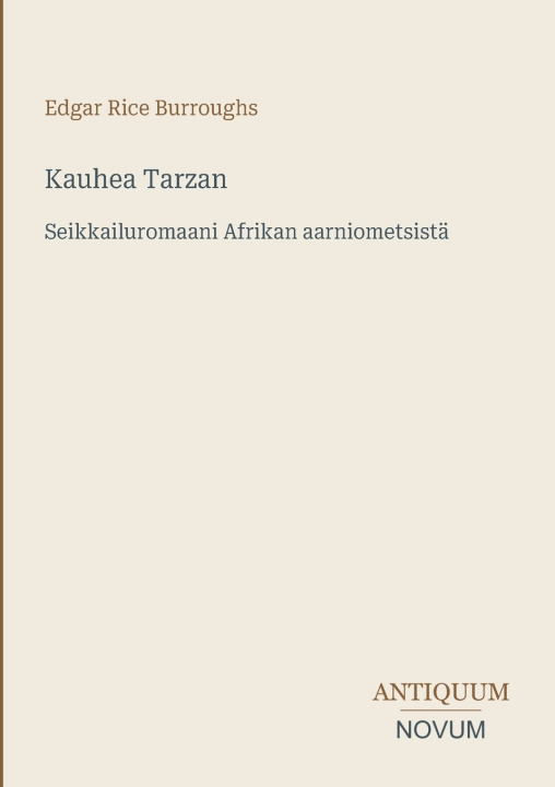 Книга Kauhea Tarzan Edgar Rice Burroughs