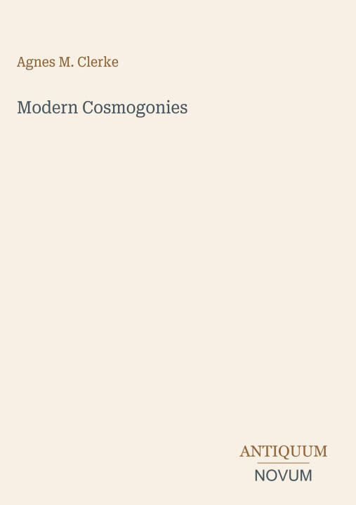 Knjiga Modern Cosmogonies 