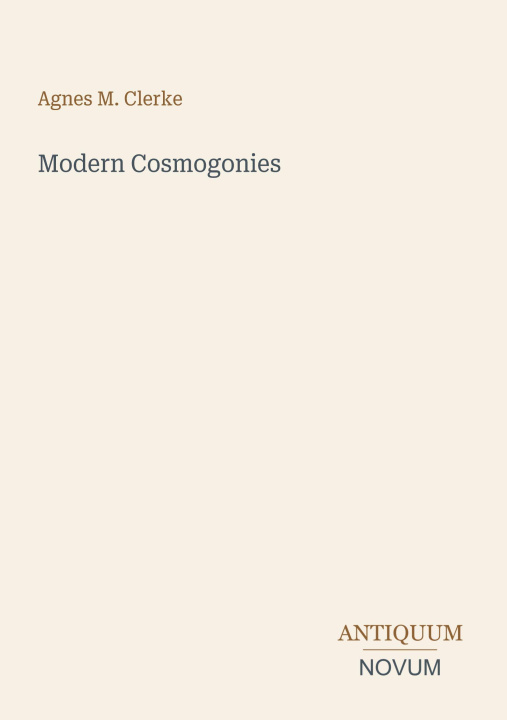 Libro Modern Cosmogonies 