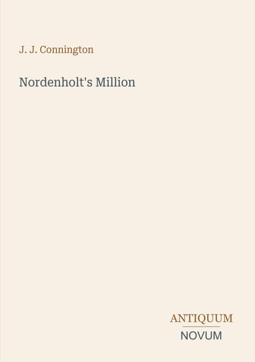 Könyv Nordenholt's Million 