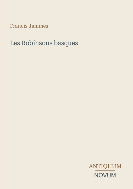 Kniha Les Robinsons basques 