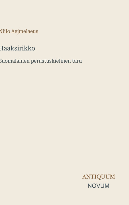 Libro Haaksirikko Niilo Aejmelaeus