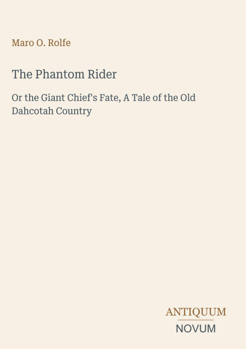 Kniha The Phantom Rider 