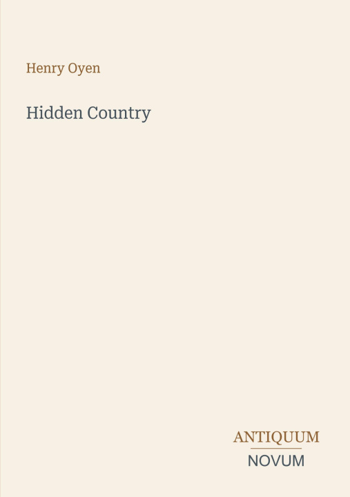 Knjiga Hidden Country 