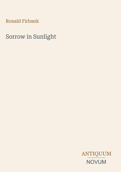 Libro Sorrow in Sunlight 