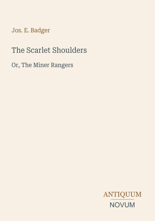 Kniha The Scarlet Shoulders 