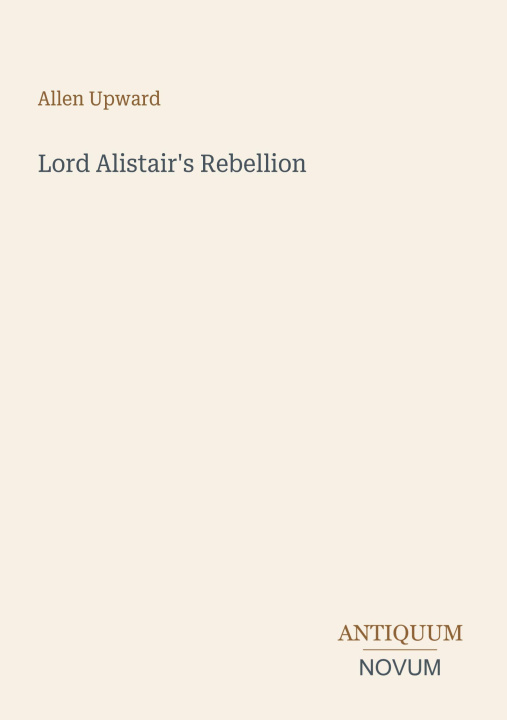 Libro Lord Alistair's Rebellion 