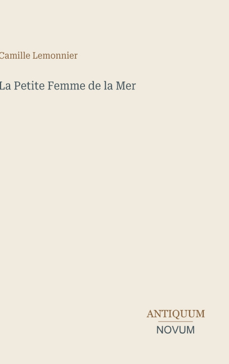 Livro La Petite Femme de la Mer Camille Lemonnier