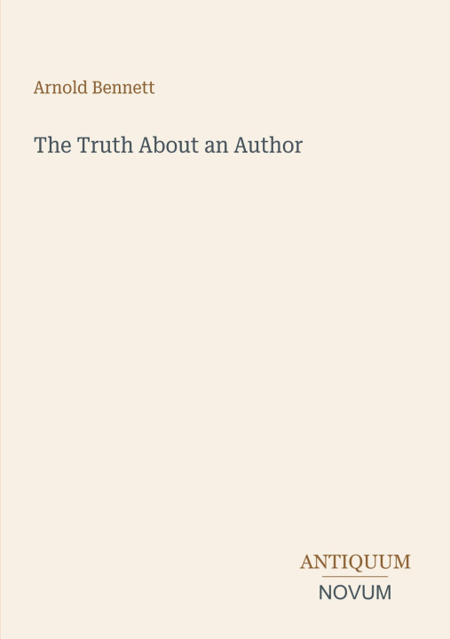 Knjiga The Truth About an Author 