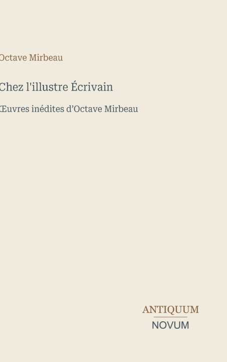 Книга Chez l'illustre Écrivain Octave Mirbeau