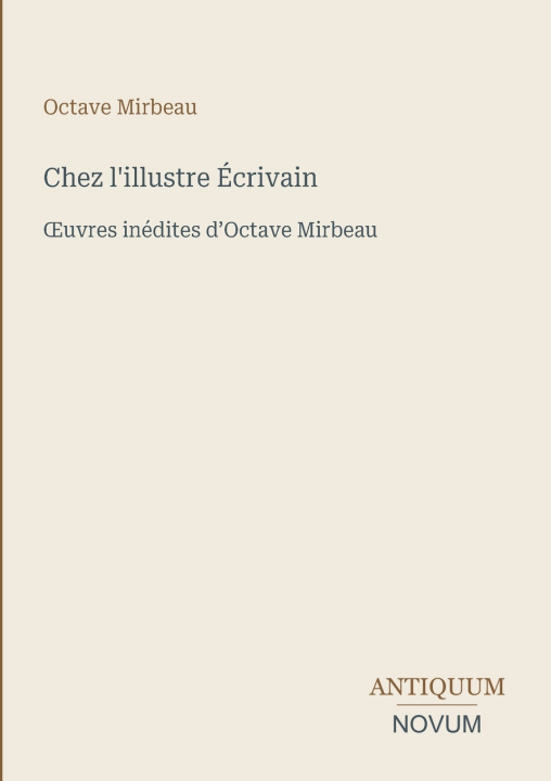 Carte Chez l'illustre Écrivain Octave Mirbeau