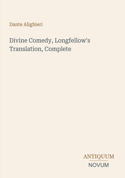 Buch Divine Comedy, Longfellow's Translation, Complete 