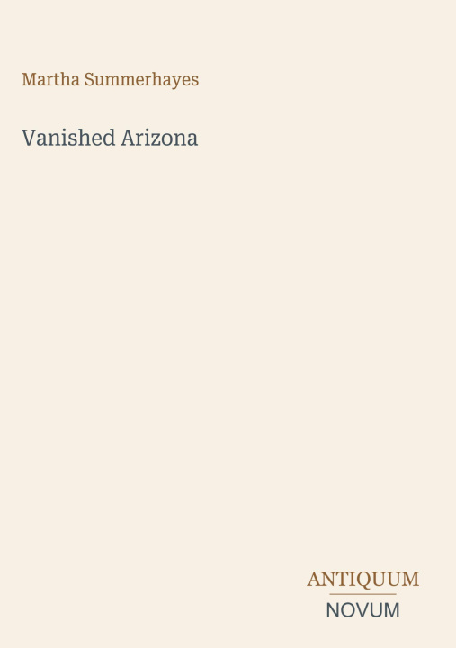 Książka Vanished Arizona 