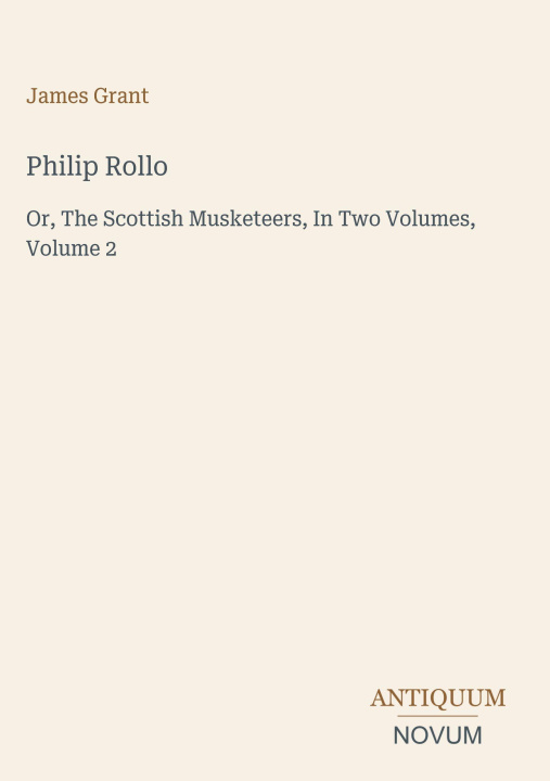 Kniha Philip Rollo 