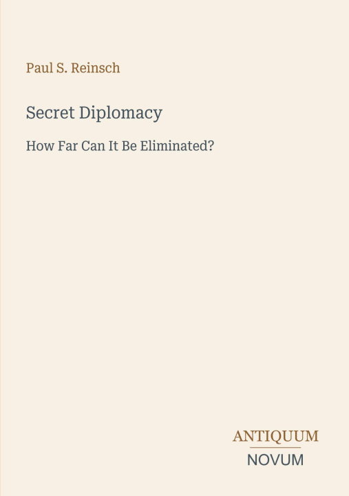Boek Secret Diplomacy 