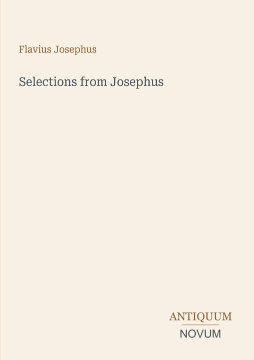 Βιβλίο Selections from Josephus 