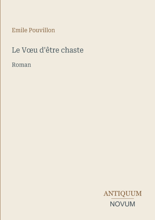 Книга Le V¿u d'être chaste 