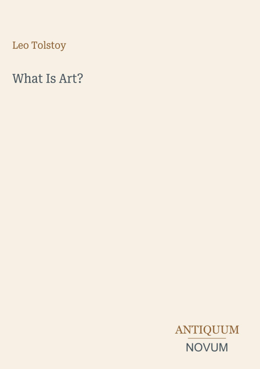 Carte What Is Art? 