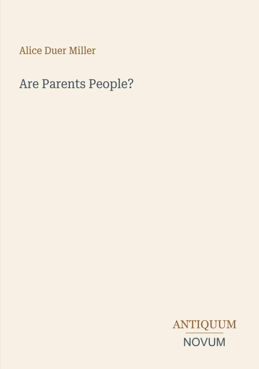 Könyv Are Parents People? 