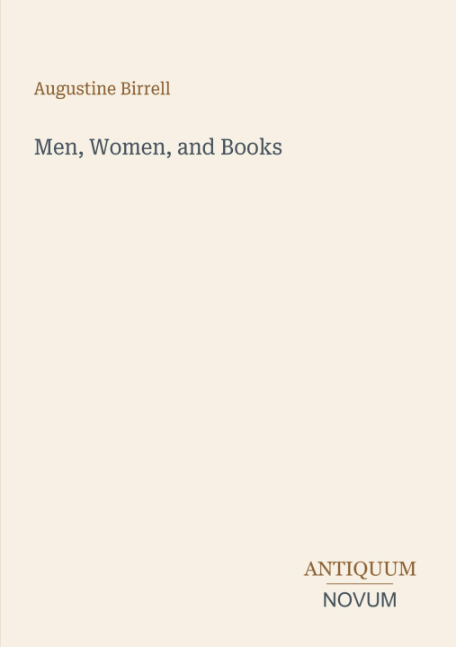 Buch Men, Women, and Books 