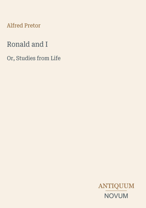 Kniha Ronald and I 
