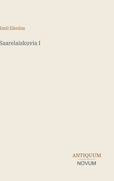 Книга Saarelaiskuvia I Emil Elenius