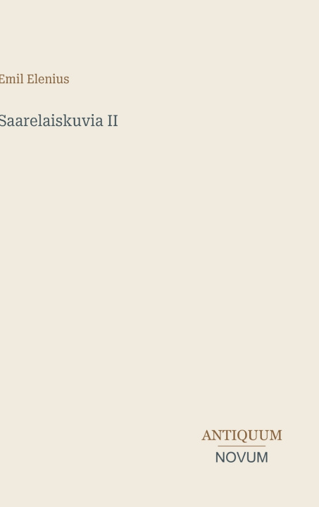 Carte Saarelaiskuvia II Emil Elenius