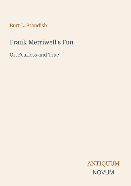 Libro Frank Merriwell's Fun 