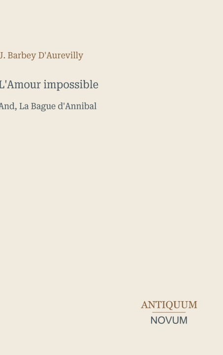 Livro L'Amour impossible 