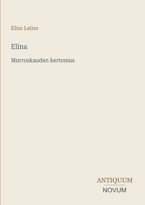 Kniha Elina 