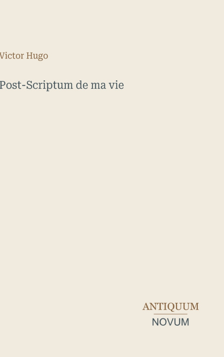 Carte Post-Scriptum de ma vie 