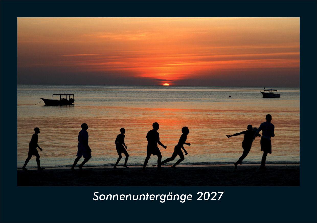 Kalender/agenda Sonnenuntergänge 2027 Fotokalender DIN A5 Kevin Heber