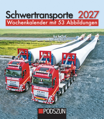Kalendár/Diár Schwertransporte 2027 