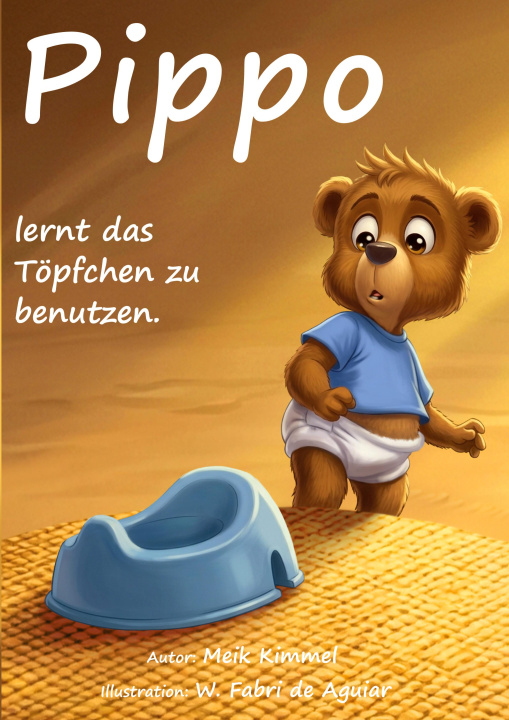 Книга Pippo lernt das Töpfchen zu benutzen. 