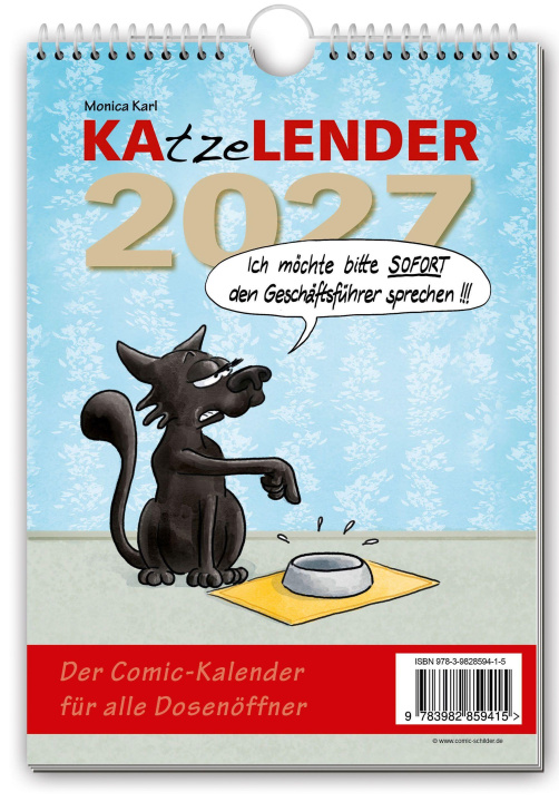 Koledar/Rokovnik KAtzeLENDER 2027 