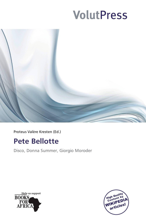 Libro Pete Bellotte 