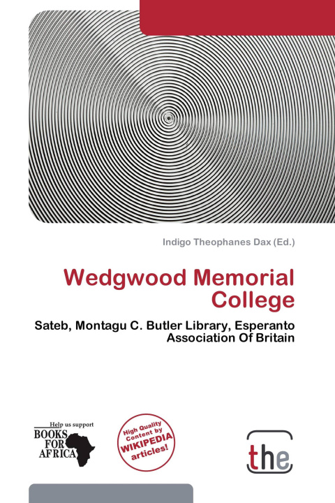 Książka Wedgwood Memorial College 